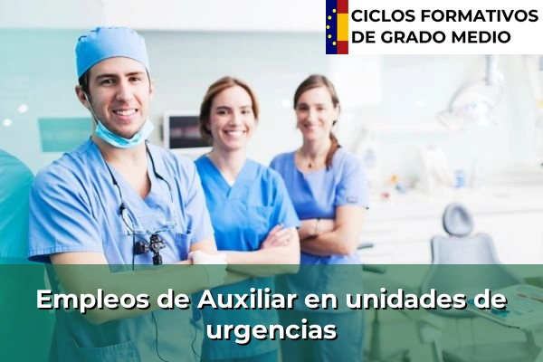 Empleo de Auxiliar en unidades de urgencias