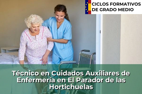 Técnico en Cuidados Auxiliares de Enfermería en El Parador de las Hortichuelas