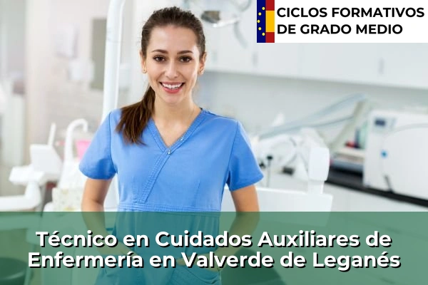 Técnico en Cuidados Auxiliares de Enfermería en Valverde de Leganés