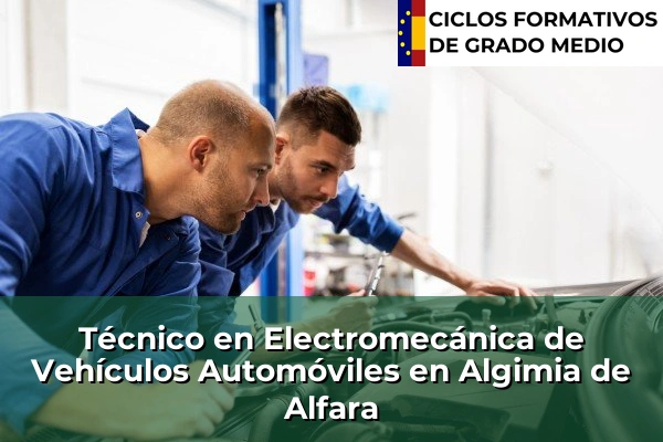 Técnico en Electromecánica de Vehículos Automóviles en Algimia de Alfara