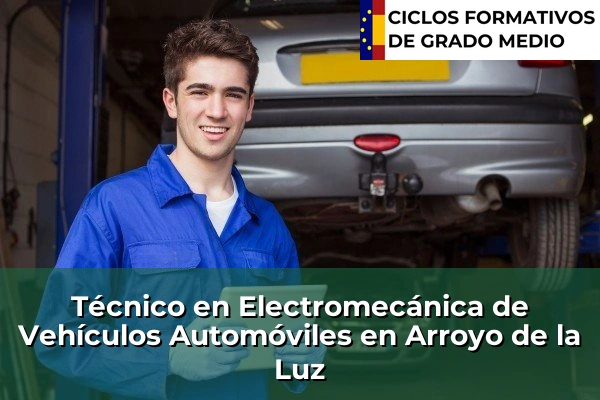 Técnico en Electromecánica de Vehículos Automóviles en Arroyo de la Luz