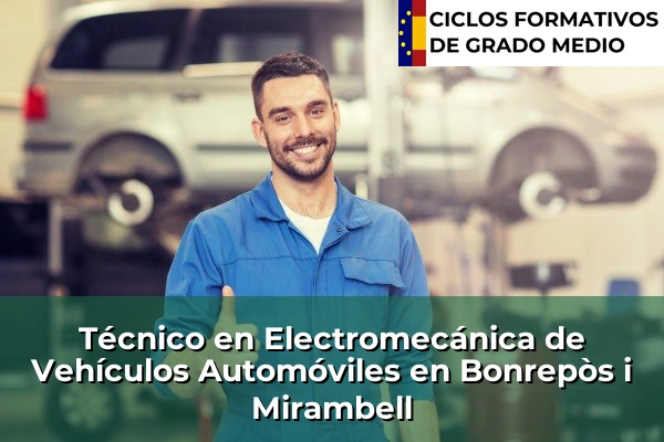 Técnico en Electromecánica de Vehículos Automóviles en Bonrepòs i Mirambell
