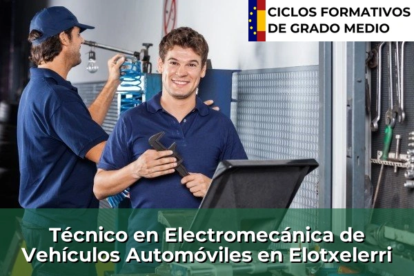 Técnico en Electromecánica de Vehículos Automóviles en Elotxelerri