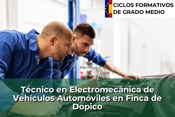 Técnico en Electromecánica de Vehículos Automóviles en Finca de Dopico