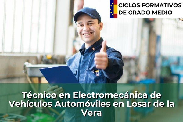 Técnico en Electromecánica de Vehículos Automóviles en Losar de la Vera