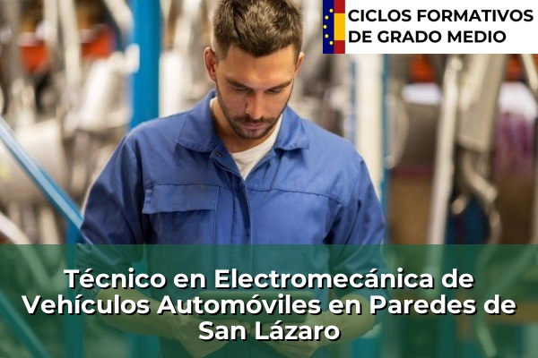 Técnico en Electromecánica de Vehículos Automóviles en Paredes de San Lázaro