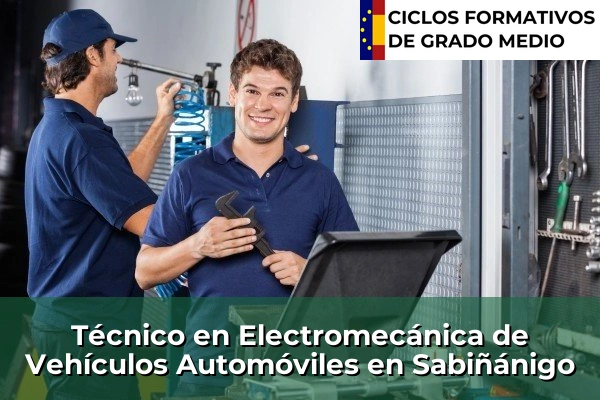Técnico en Electromecánica de Vehículos Automóviles en Borja 75 Técnico en Electromecánica de Vehículos Automóviles en Sabiñánigo