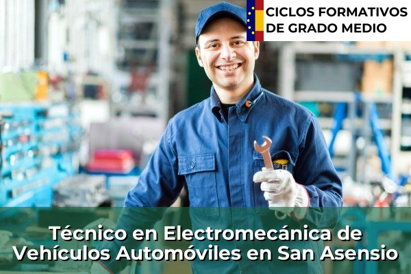 Técnico en Electromecánica de Vehículos Automóviles en San Asensio