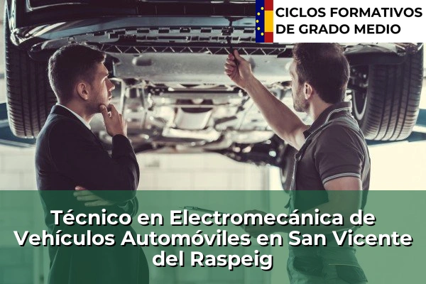 Técnico en Electromecánica de Vehículos Automóviles en San Vicente del Raspeig