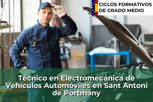 Técnico en Electromecánica de Vehículos Automóviles en Islas Baleares 47 Técnico en Electromecánica de Vehículos Automóviles en Sant Antoni de Portmany