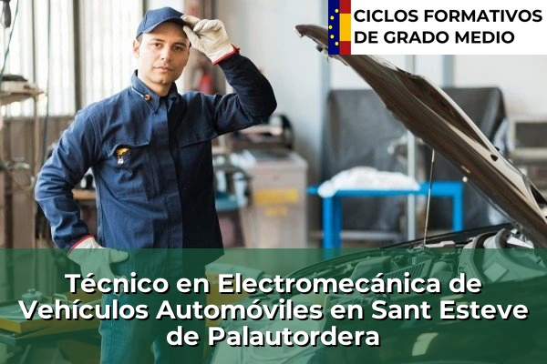 Técnico en Electromecánica de Vehículos Automóviles en La Palma de Cervelló 199 Técnico en Electromecánica de Vehículos Automóviles en Sant Esteve de Palautordera