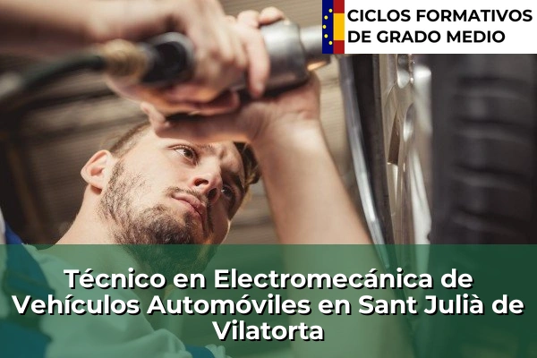 Técnico en Electromecánica de Vehículos Automóviles en La Palma de Cervelló 210 Técnico en Electromecánica de Vehículos Automóviles en Sant Julià de Vilatorta
