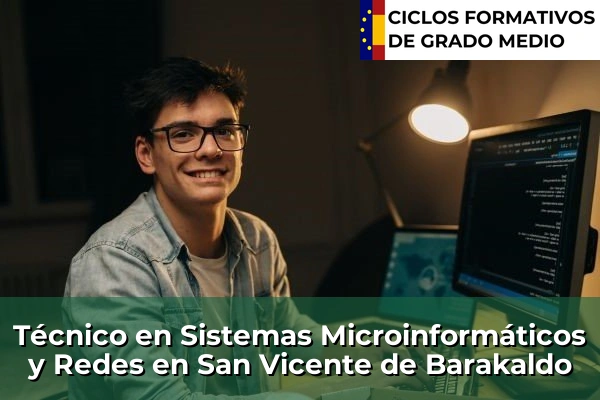Técnico en Sistemas Microinformáticos y Redes en San Vicente de Barakaldo